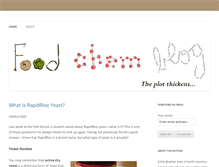 Tablet Screenshot of foodchemblog.com